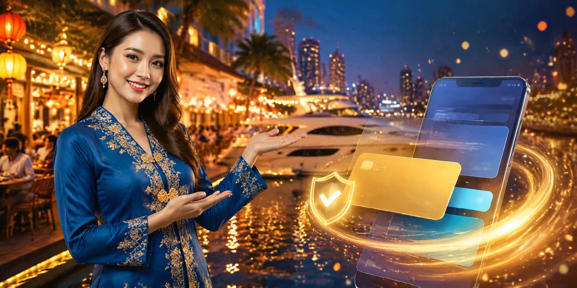 Pemain wanita Ipoh berpakaian baju kurung menggunakan platform pv15 untuk pertaruhan